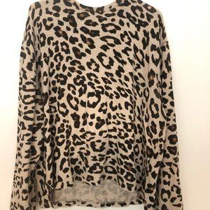 Leopard Print H+M Sweater - Size Large